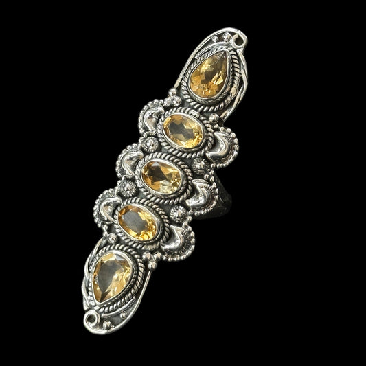 Anillo "Arka" Citrino
