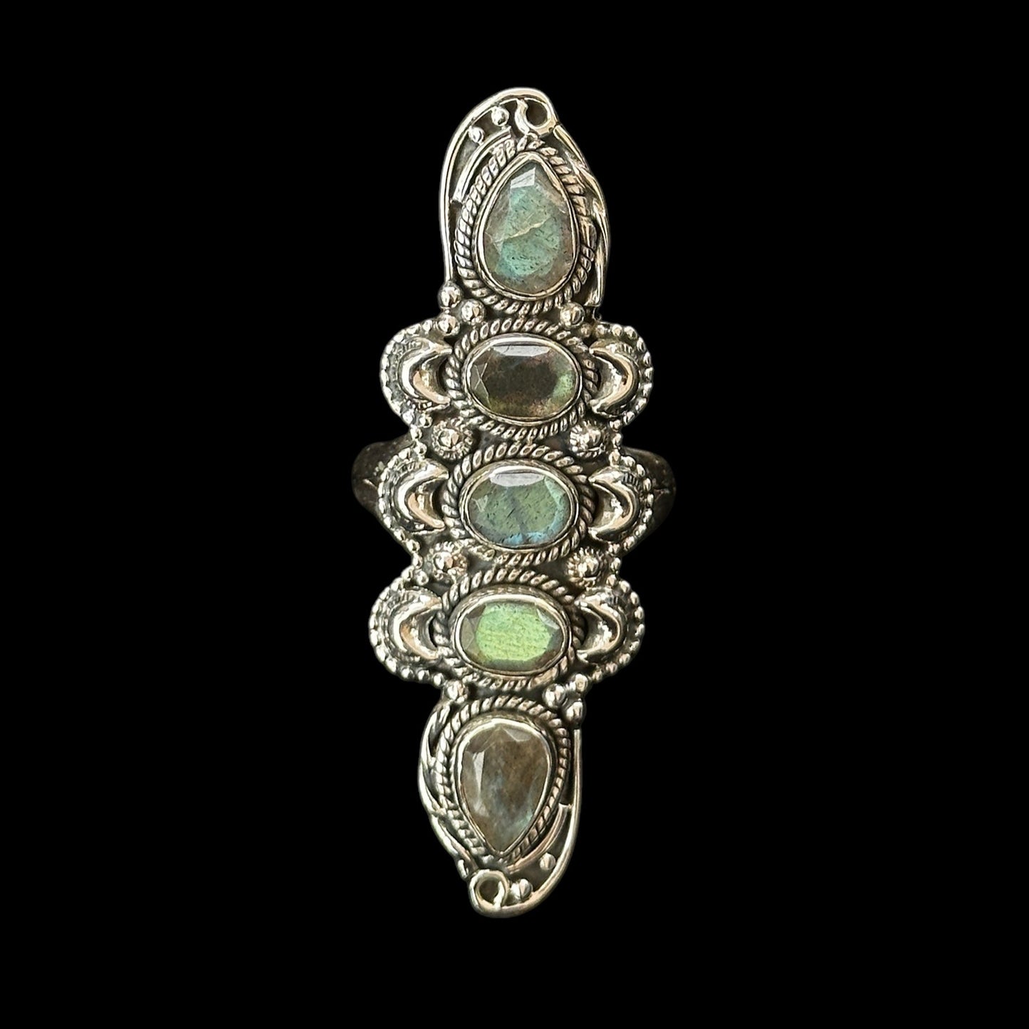Anillo "Arka" Labradorita