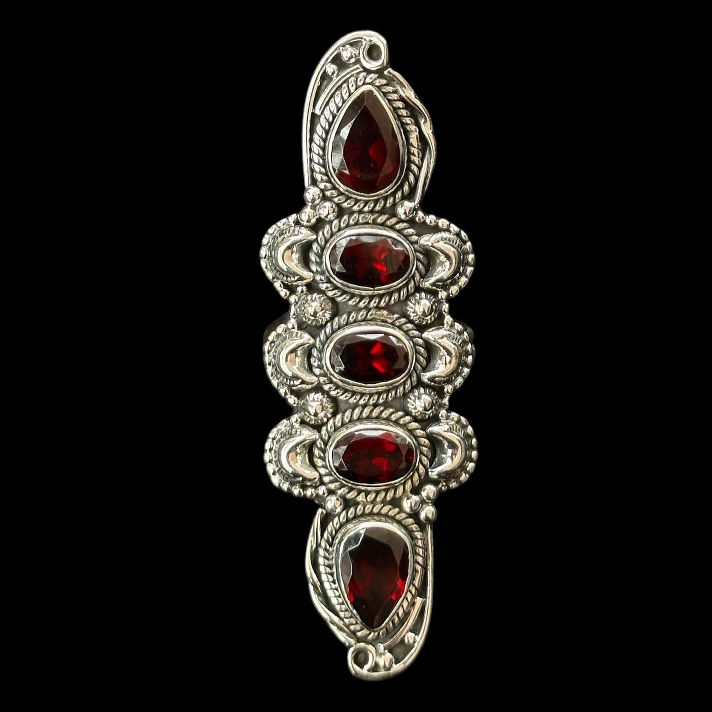 Anillo "Arka" Granate