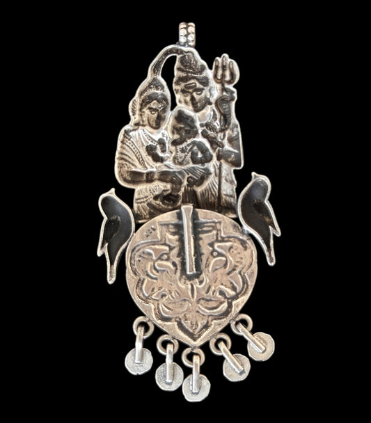 Shiva Parvati Ganesha Anhänger