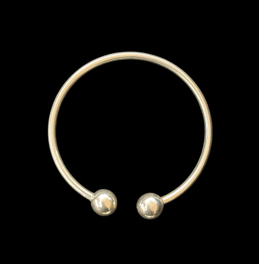 Rigid Bracelet with Two Balls