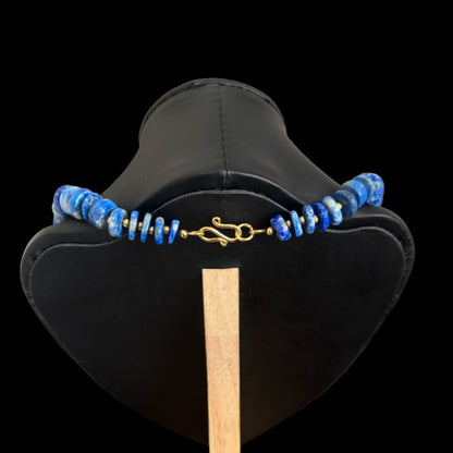 Collar Lapis Lazuli Rondelle