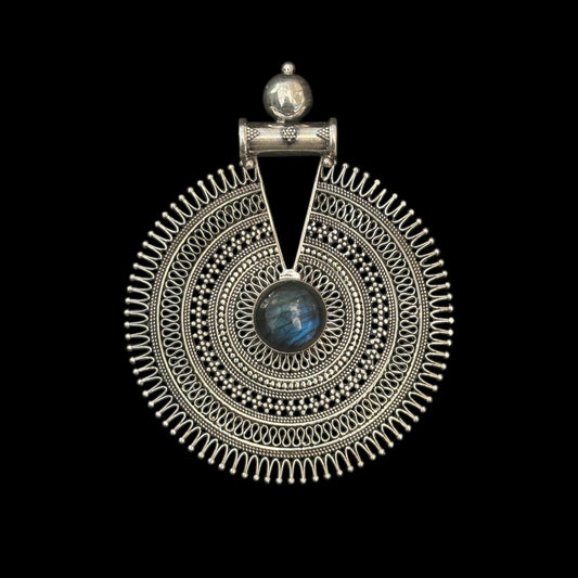 Colgante Maxi Mandala Labradorite