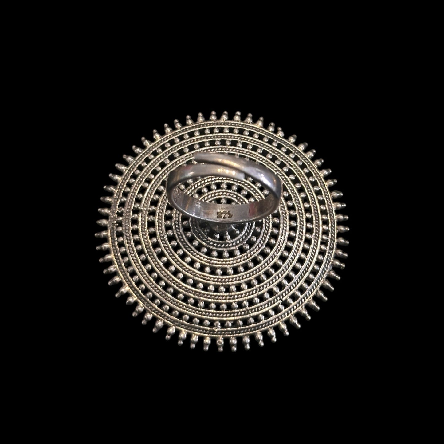 Anillo Sol Tribal