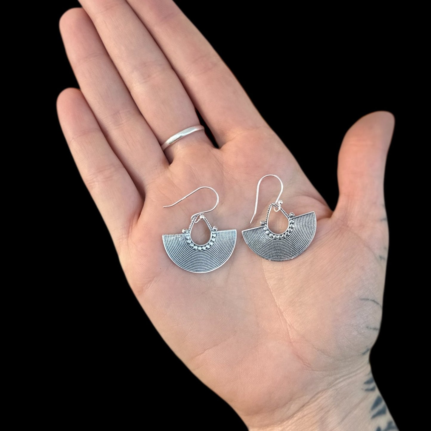 Pendientes Abanico