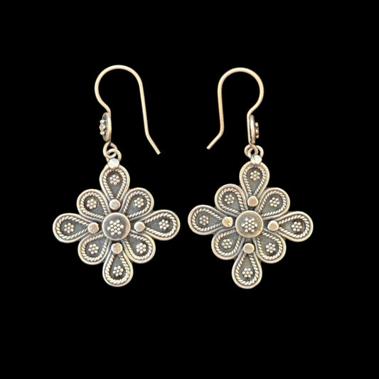 Pendientes HIndu Flower