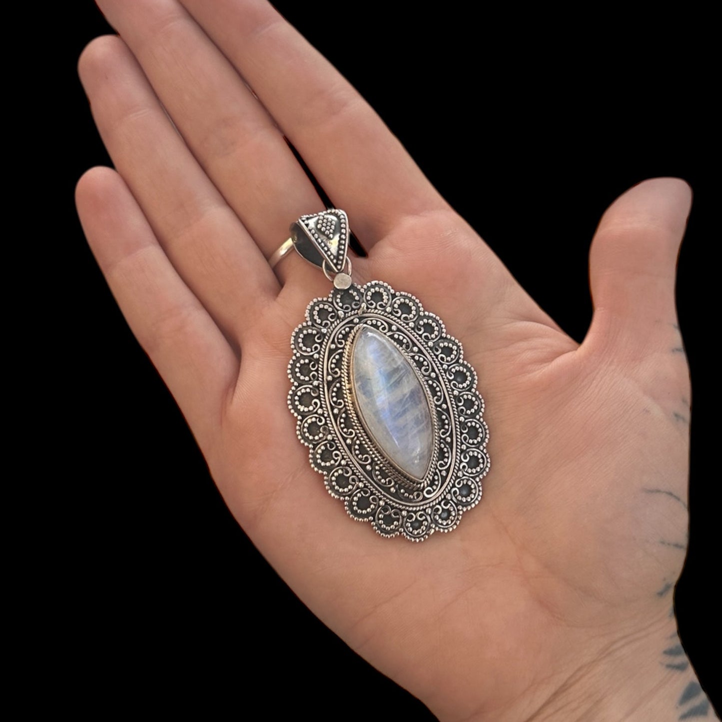 Colgante Rajathani Moonstone