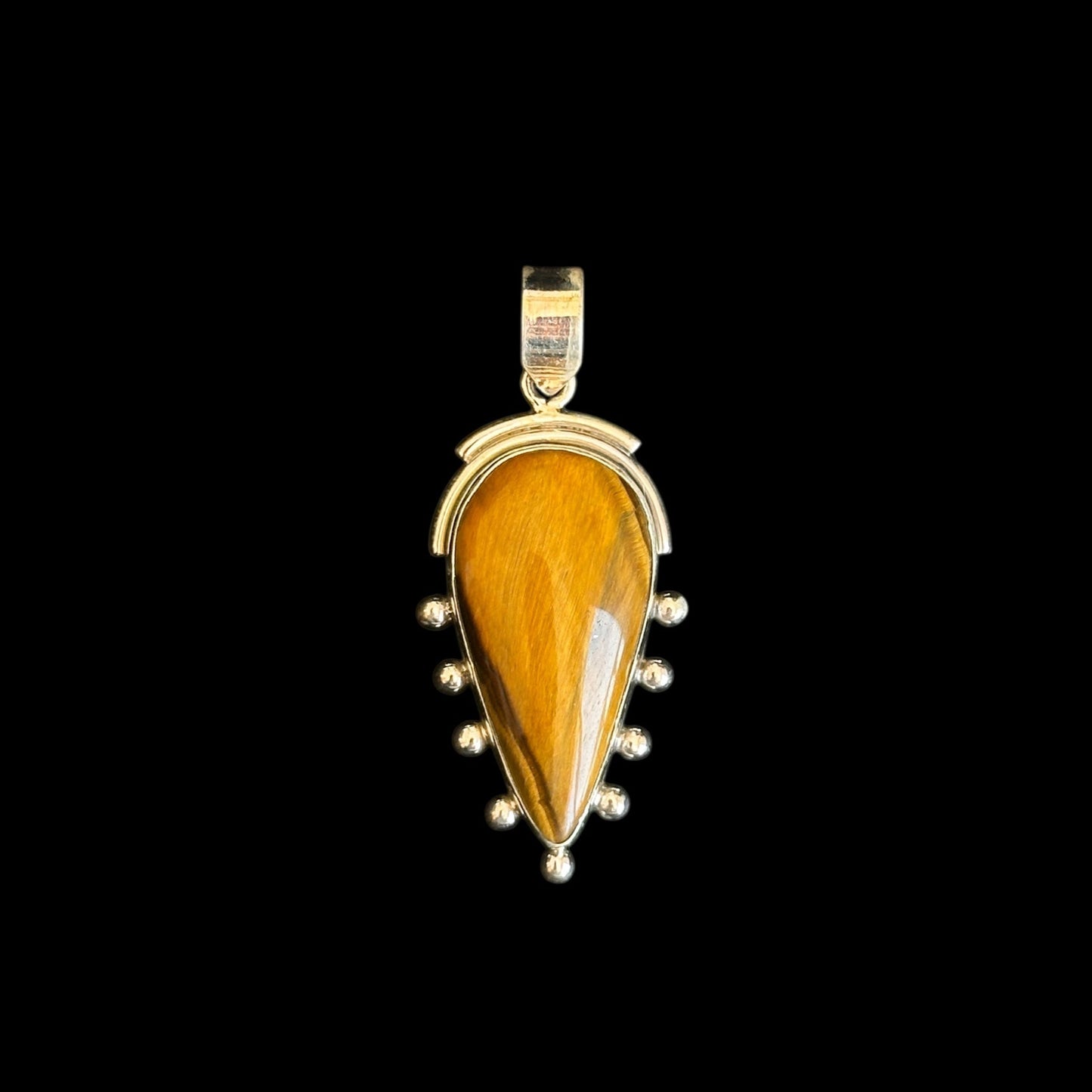 Colgantes "Dropspike" Ojo de Tigre