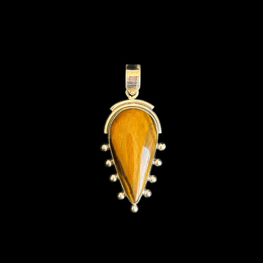 Colgantes "Dropspike" Ojo de Tigre