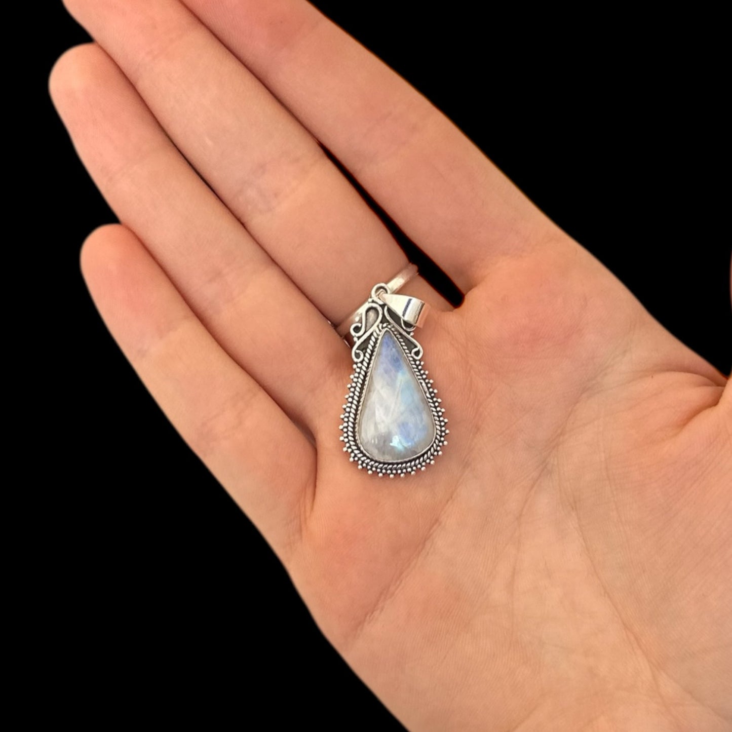 Colgante "Chand" Piedra de Luna