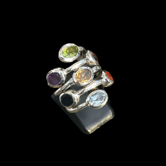 Anillo Multipiedra