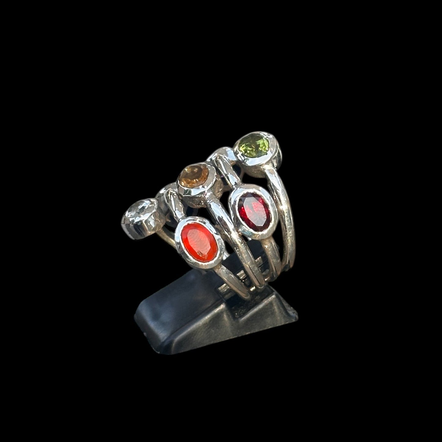 Anillo Multipiedra