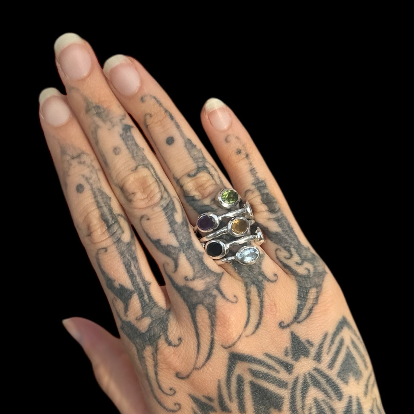 Anillo Multipiedra