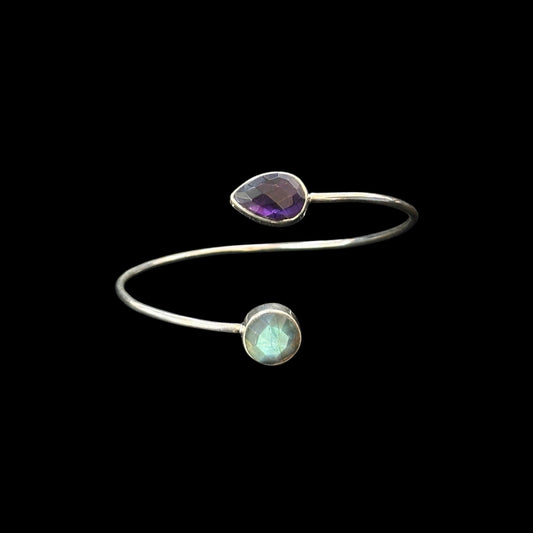 Pulsera Amatista Labradorite