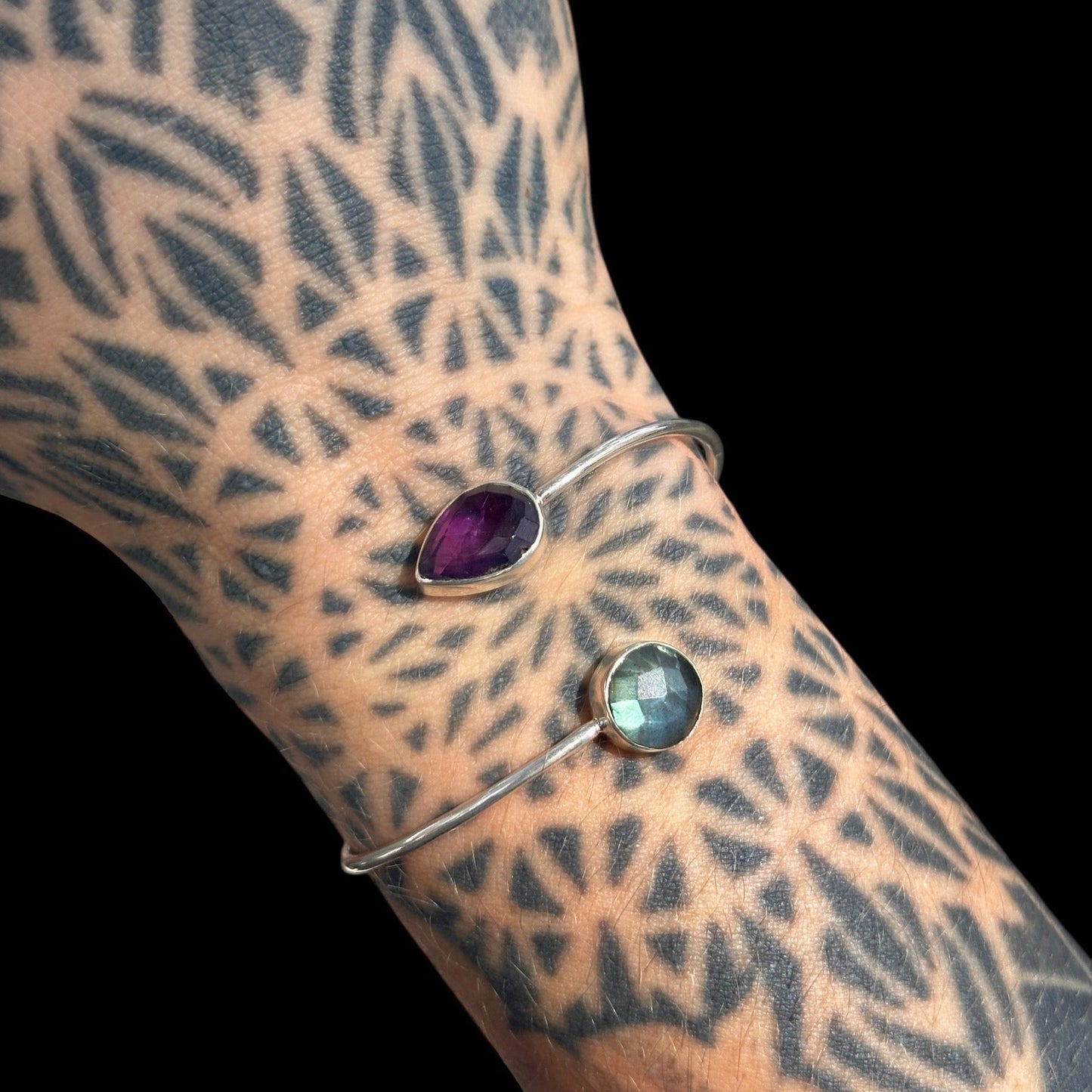 Pulsera Amatista Labradorite