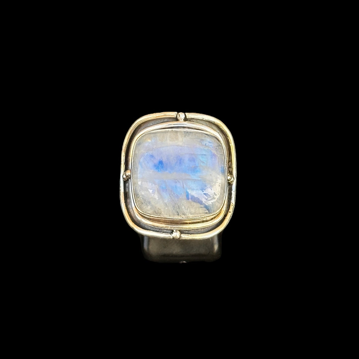 Anillo Moonstone Cuadrado