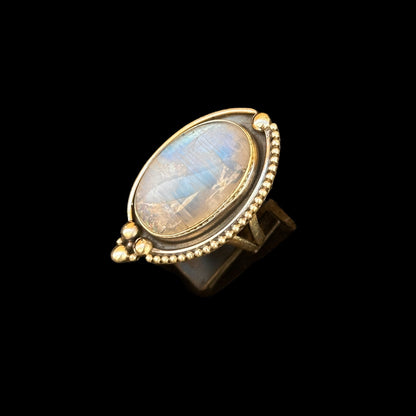 Ring „Arjun“ Mondstein