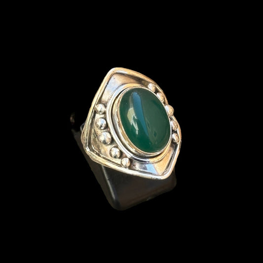 Anillo "Chon" Onyx Verde