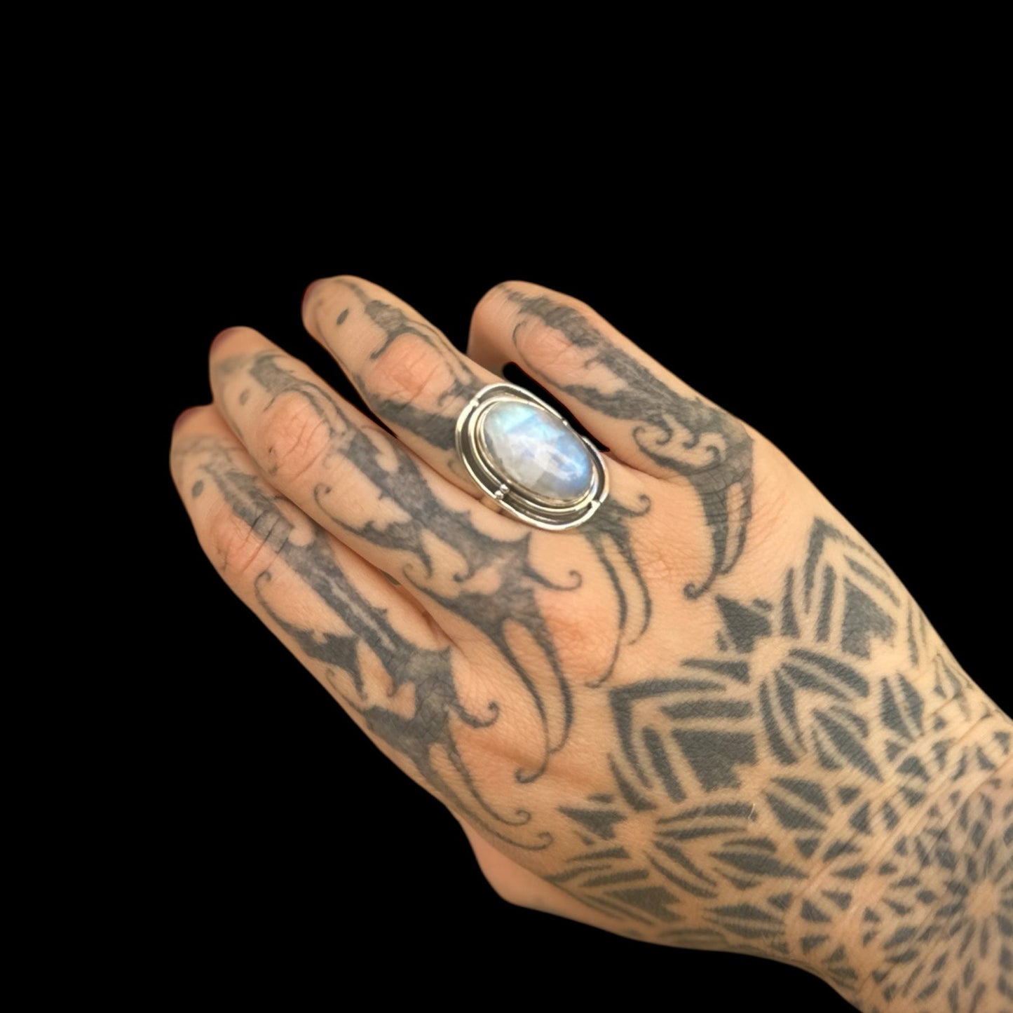 Anillo Moonstone Oval