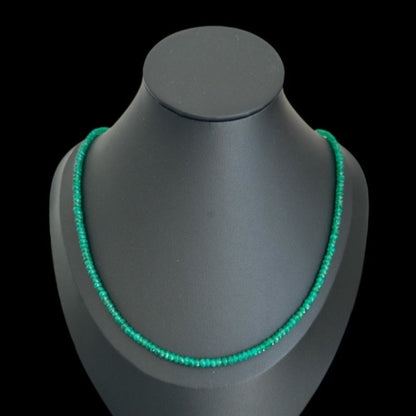Halskette Grüner Natur-Onyx
