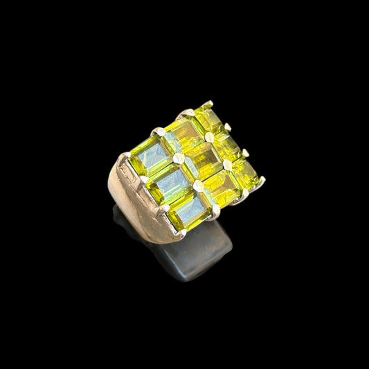 Anillo "Rajavè" Peridoto