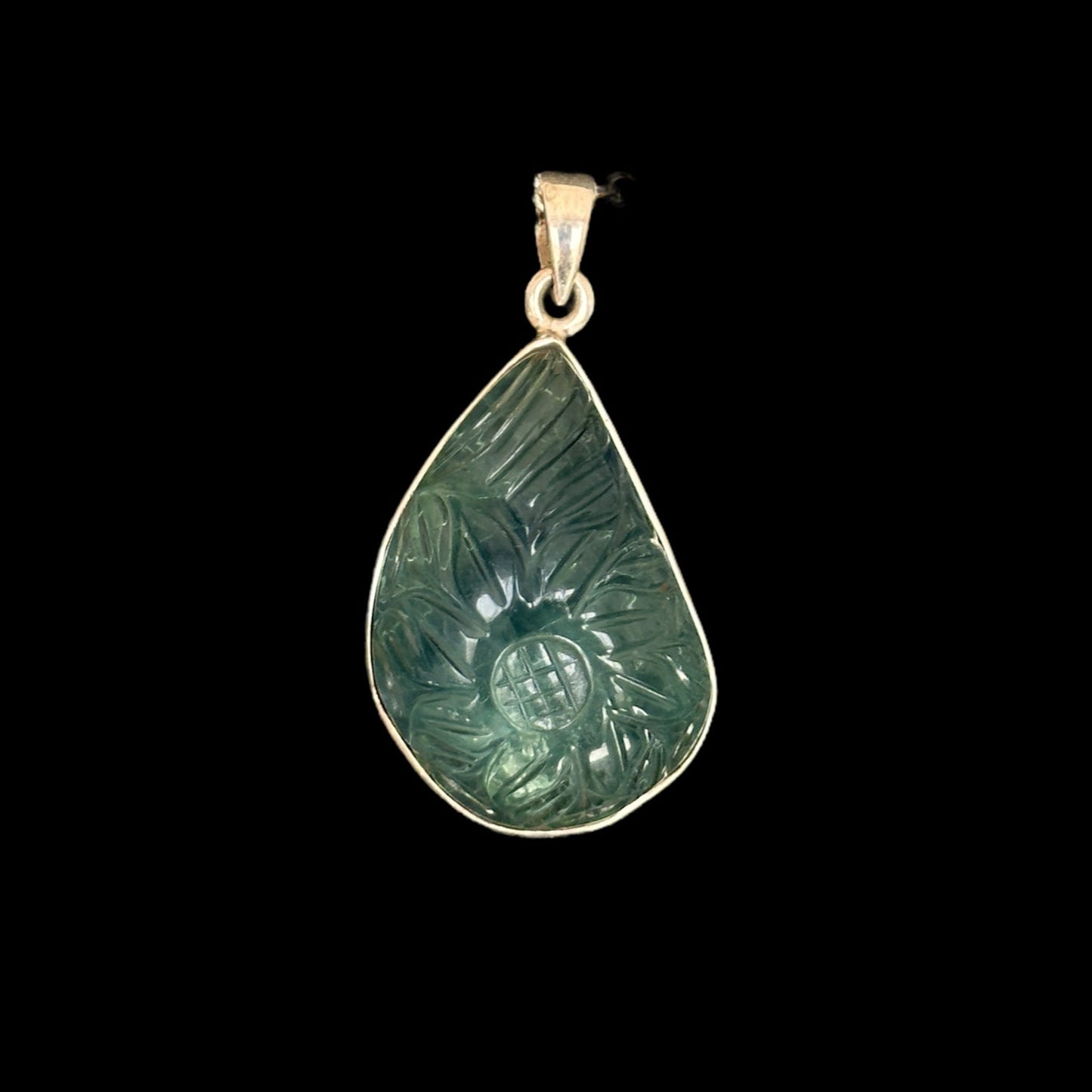 Colgante Fluorita Gota Flor