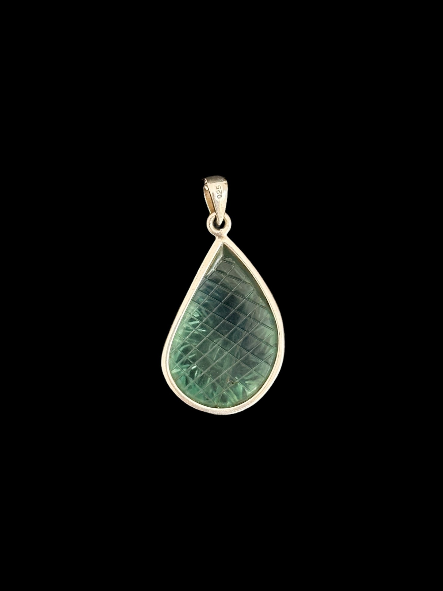 Colgante Fluorita Gota Flor