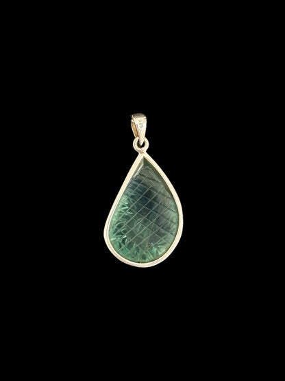 Colgante Fluorita Gota Flor