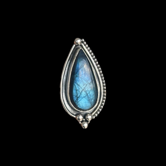 Anillo "Arjun" Labradorita