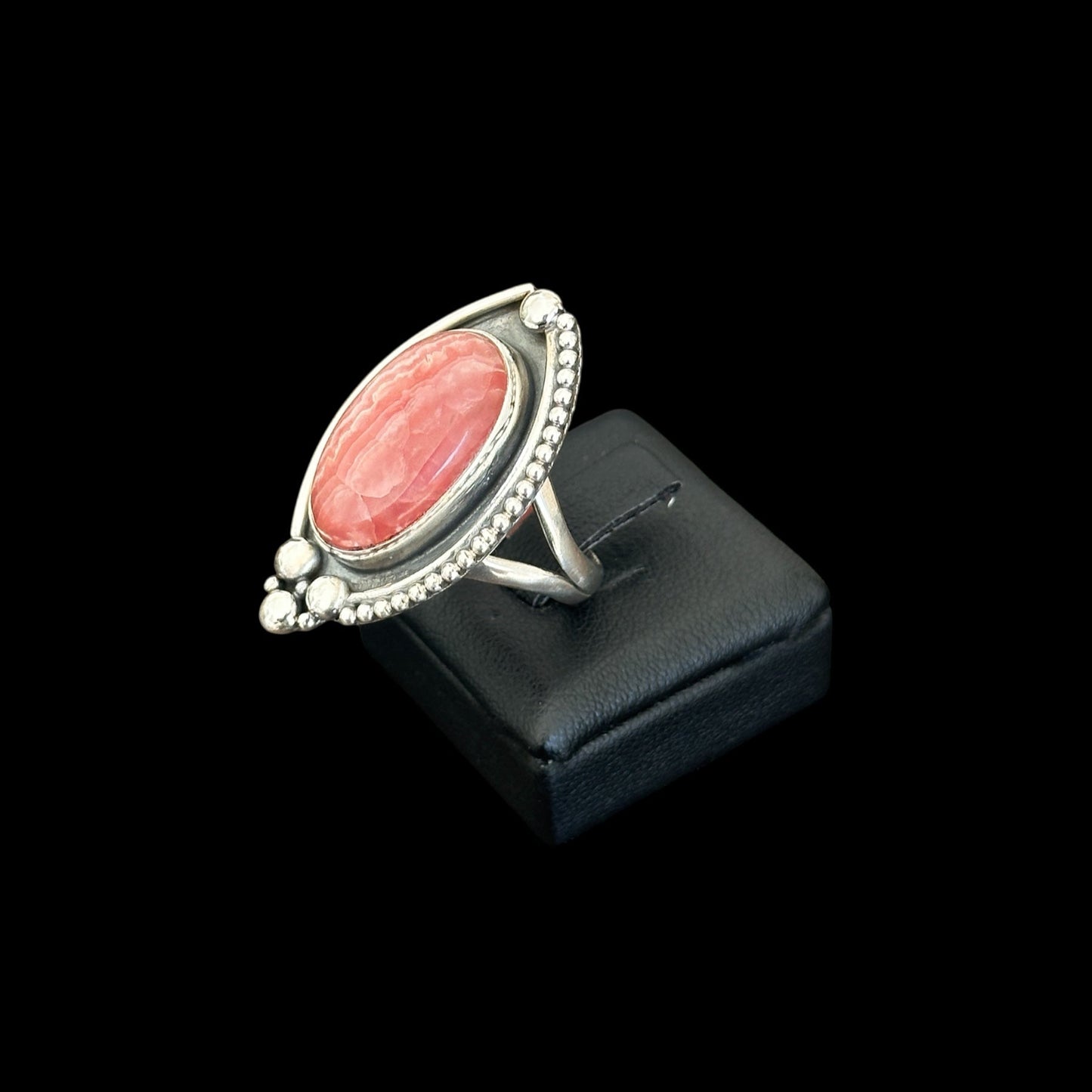Anillo "Arjun" Rodocrosita