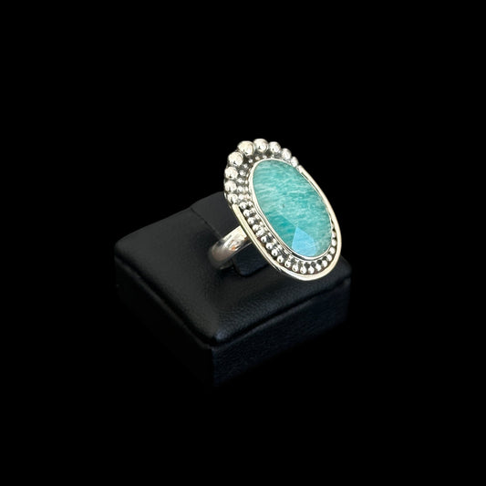 Anillo "Paki" Amazonita