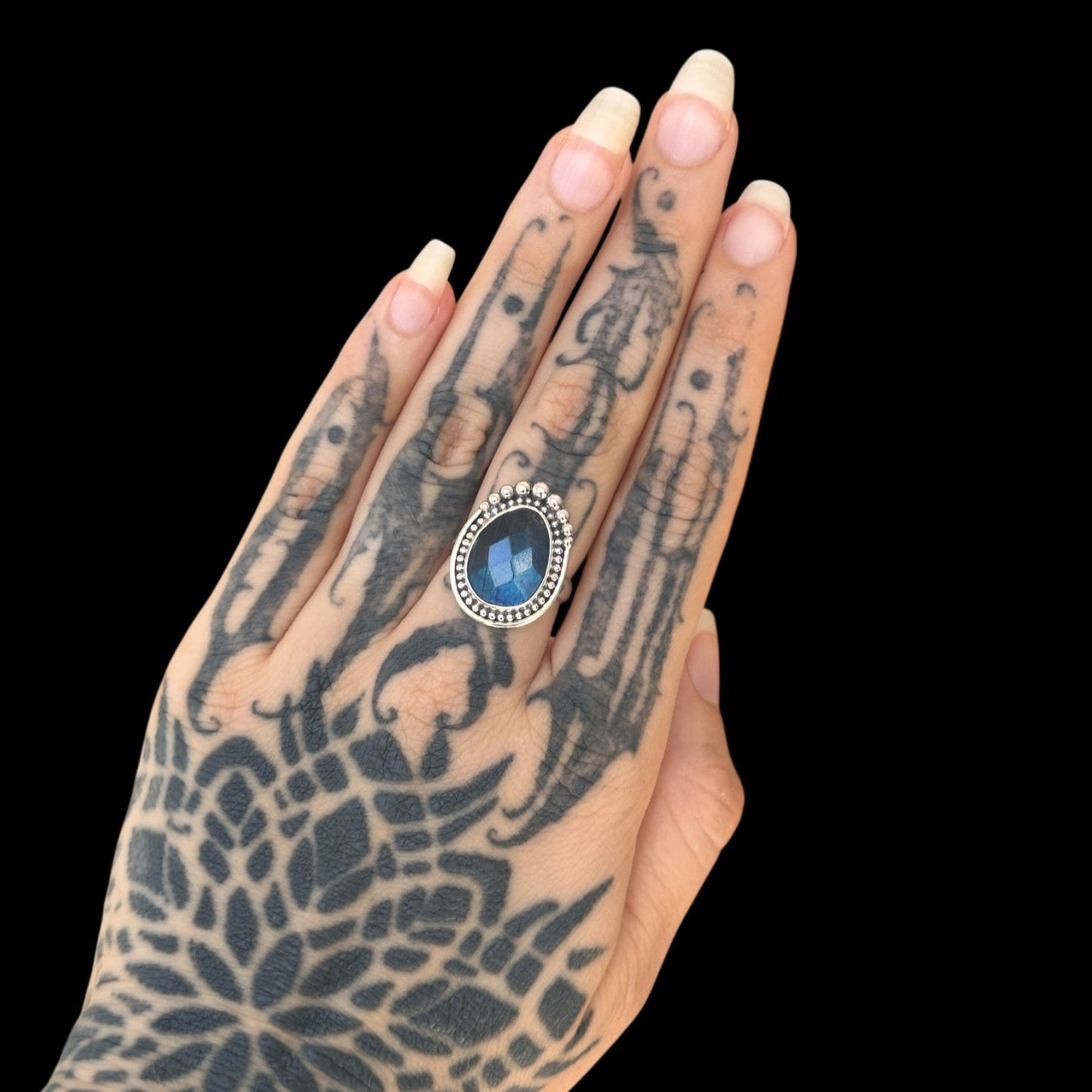 Anillo "Paki" Labradorita