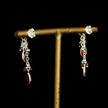 Ohrringe „Ratna Līlā“ Granat