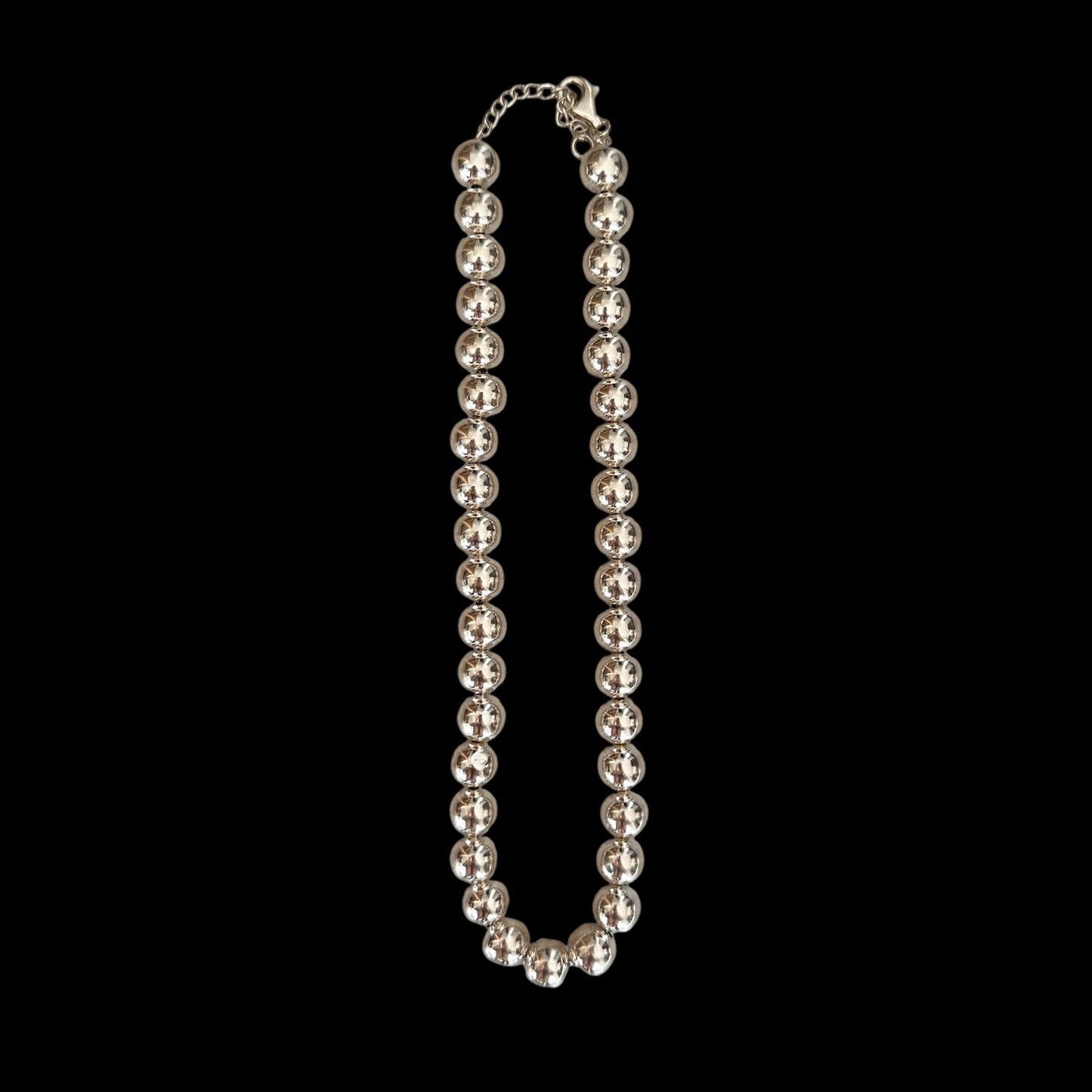 Collar de Bolas de Plata
