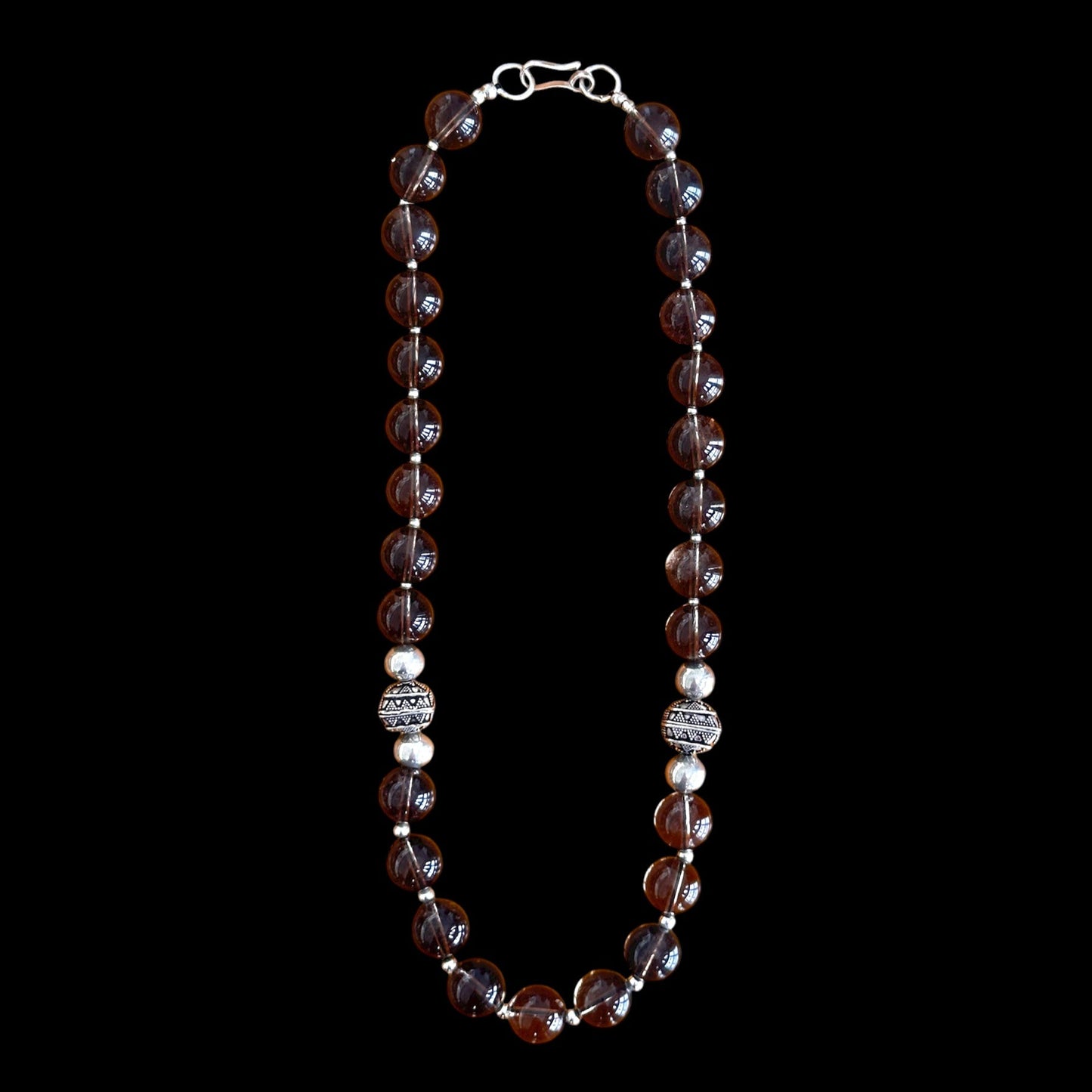 Collar Cuarzo Ahumado