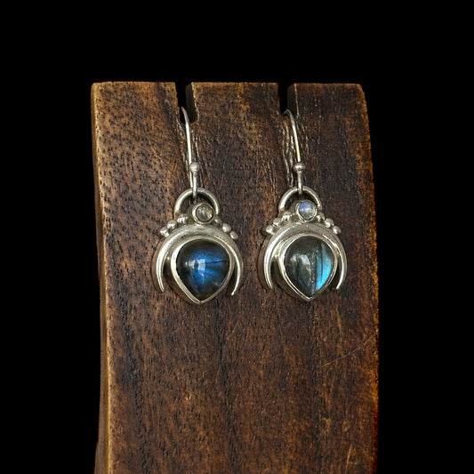 Pendientes "Chandra" Labradorita