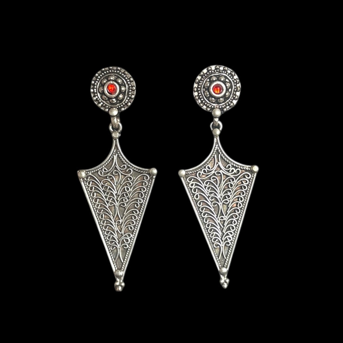 Pendientes "Rakta-Tejas" (रक्त तेजस्