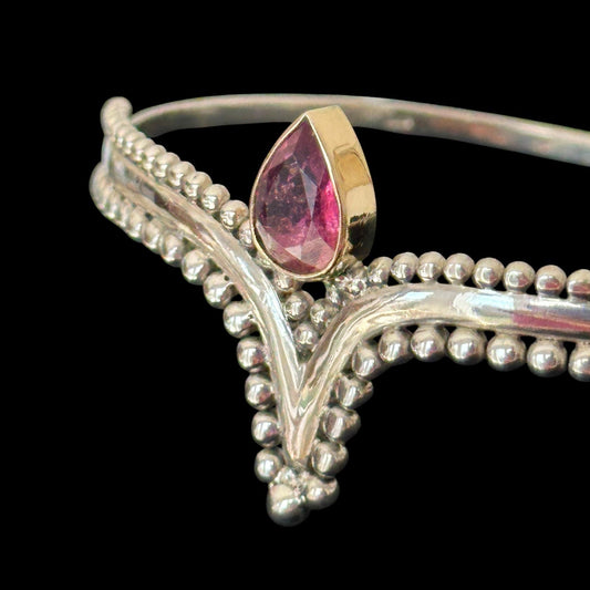 Armband „Arunya“ (अरुण्या) · Rosa Turmalin