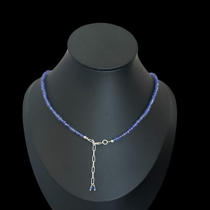 Halskette "Mantra Box" (मन्त्रपेटिका) Tansanit 1.