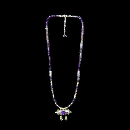 Halskette "Mantra Box" (मन्त्रपेटिका) Amethyst 2.