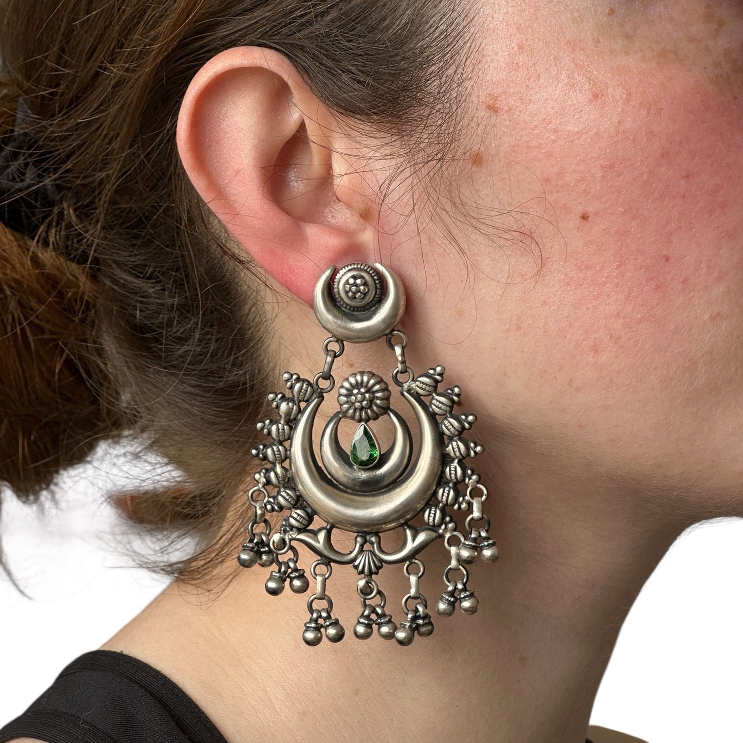 Pendientes "Haricandrikā" (हरिचन्द्रिका)