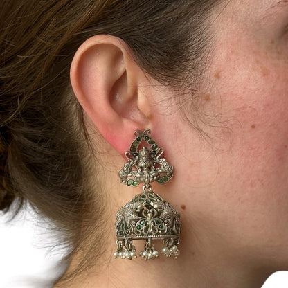 Earrings "Lakshmi Devi" (लक्ष्मी देवी)