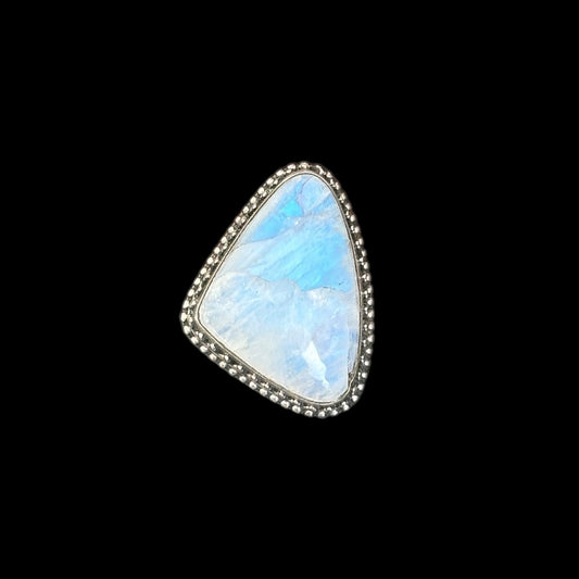 Ring "Sāgara" (सागर) Mondstein.